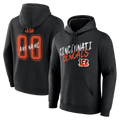 Kooe Custom C.Bengals Black Big & Tall Team Authentic Custom Hoodie Stitched Jerseys