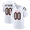 Kooe Custom C.Bengals White Game Stitched Jerseys