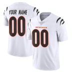 Kooe Custom C.Bengals White Vapor Untouchable Limited Home Game Any Name & Numbers Stitched Jerseys