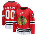 Kooe Custom C.Blackhawks Red Centennial Breakaway Jerseys