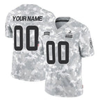 Kooe Custom C.Browns Arctic Camo Salute to Service Limited Home Game Any Name & Numbers Stitched Jerseys