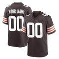 Kooe Custom C.Browns Brown Home Game Any Name & Numbers Stitched Jerseys