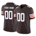 Kooe Custom C.Browns Brown Vapor F.U.S.E. Limited Home Game Any Name & Numbers Stitched Jerseys
