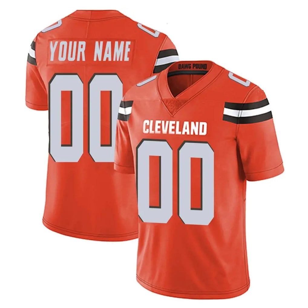 Kooe Custom C.Browns Orange Alternate Vapor Untouchable Limited Home Game Any Name & Numbers Stitched Jerseys