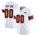 Kooe Custom C.Browns White Limited Vapor Untouchable Home Game Any Name & Numbers Stitched Jerseys