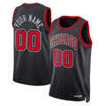 Kooe Custom C.Bulls Black 2022-23 Swingman Jerseys - Statement Edition