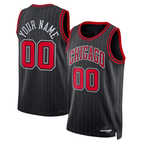 Kooe Custom C.Bulls Black 2022-23 Swingman Jerseys - Statement Edition