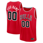 Kooe Custom C.Bulls Red Fast Break Jerseys - Icon Edition