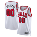 Kooe Custom C.Bulls White Swingman Jerseys - Association Edition