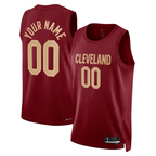 Kooe Custom C.Cavaliers Burgundy Swingman Jerseys - Icon Edition