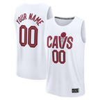 Kooe Custom C.Cavaliers White Fast Break Jerseys - Icon Edition