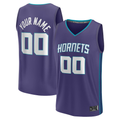 Kooe Custom C.Hornets  Purple Fast Break Jerseys - Statement Edition