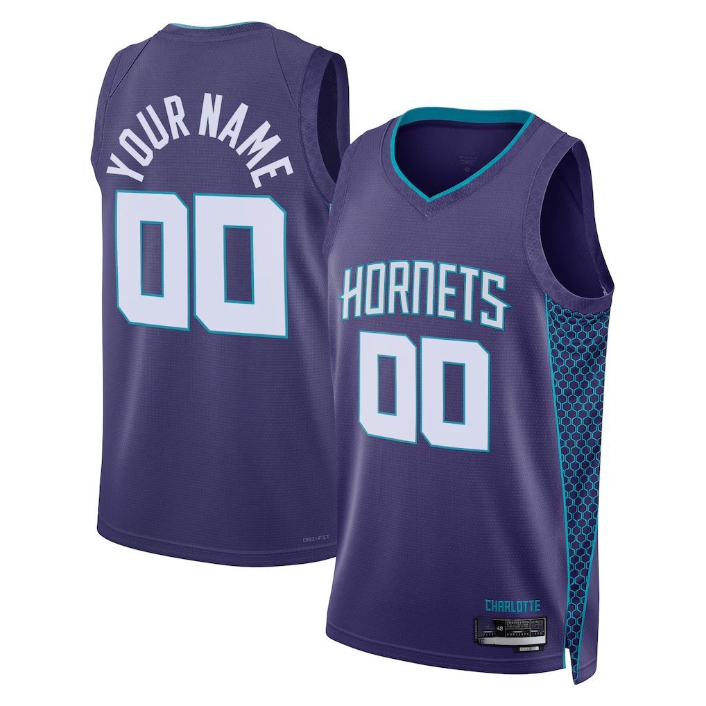 Kooe Custom C.Hornets Teal 202223 Swingman Jerseys - Statement Edition