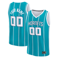Kooe Custom C.Hornets  Teal Fast Break Jerseys - Icon Edition