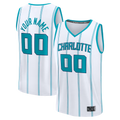 Kooe Custom C.Hornets  White Fast Break Jerseys - Icon Edition
