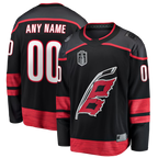 Kooe Custom C.Hurricanes Black 2026 Stanley Cup Final Home Breakaway Stitched Jerseys