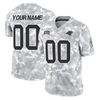 Kooe Custom C.Panthers Arctic Camo Salute to Service Limited Game Any Name & Numbers Stitched Jerseys