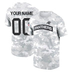 Kooe Custom C.Panthers Arctic Camo Salute to Service T-Shirt Hoodies Any Name & Numbers Stitched Jerseys