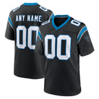 Kooe Custom C.Panthers Black Home Game Any Name & Numbers Stitched Jerseys