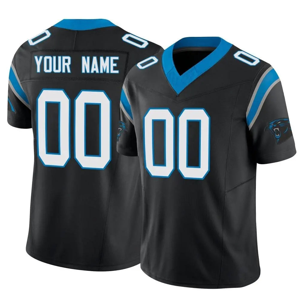 Kooe Custom C.Panthers Black Vapor F.U.S.E. Limited Home Game Any Name & Numbers Stitched Jerseys
