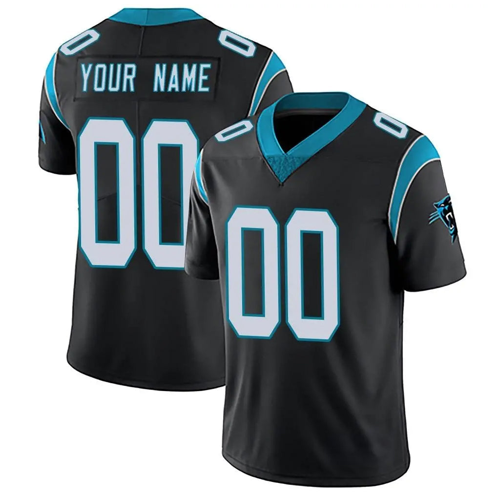 Kooe Custom C.Panthers Black Vapor Untouchable Limited Game Any Name & Numbers Stitched Jerseys