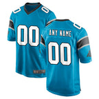 Kooe Custom C.Panthers Blue Game Any Name & Numbers Stitched Jerseys