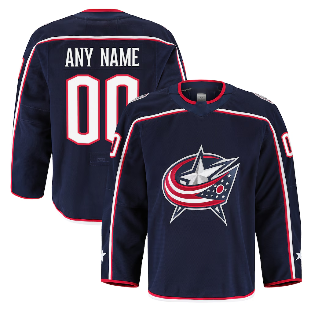 Kooe Custom CB.Jackets Navy Home Authentic Pro Jersey