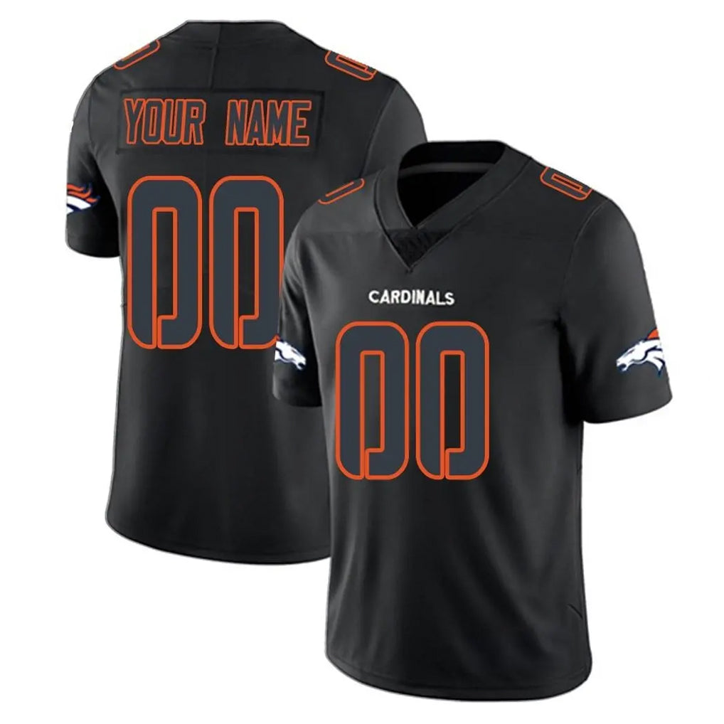 Kooe Custom D.Broncos Black Impact Limited Game Any Name & Numbers Stitched Jerseys