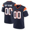 Kooe Custom D.Broncos Navy Alternate Mile High Collection Game Stitched Jerseys