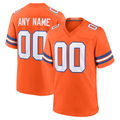 Kooe Custom D.Broncos Orange Mile High Collection 1977 Throwback Game Stitched Jerseys