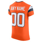 Kooe Custom D.Broncos Orange Vapor F.U.S.E. Elite Stitched Jerseys