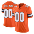 Kooe Custom D.Broncos Orange Vapor Untouchable Limited Home Game Any Name & Numbers Stitched Jerseys