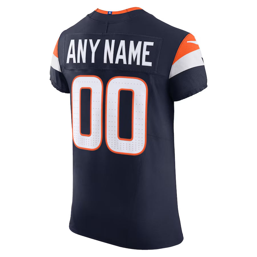 Kooe Custom D.Broncos Vapor F.U.S.E. Elite Navy Stitched Jerseys