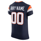 Kooe Custom D.Broncos Vapor F.U.S.E. Elite Navy Stitched Jerseys