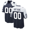 Kooe Custom D.Cowboys Navy Alternate Game Jersey Stitched Jerseys