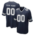 Kooe Custom D.Cowboys Navy Home Game Any Name & Numbers Stitched Jerseys