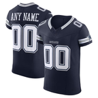 Kooe Custom D.Cowboys Navy Vapor F.U.S.E. Elite Stitched Jerseys