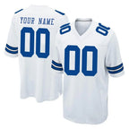 Kooe Custom D.Cowboys White Home Game Any Name & Numbers Stitched Jerseys