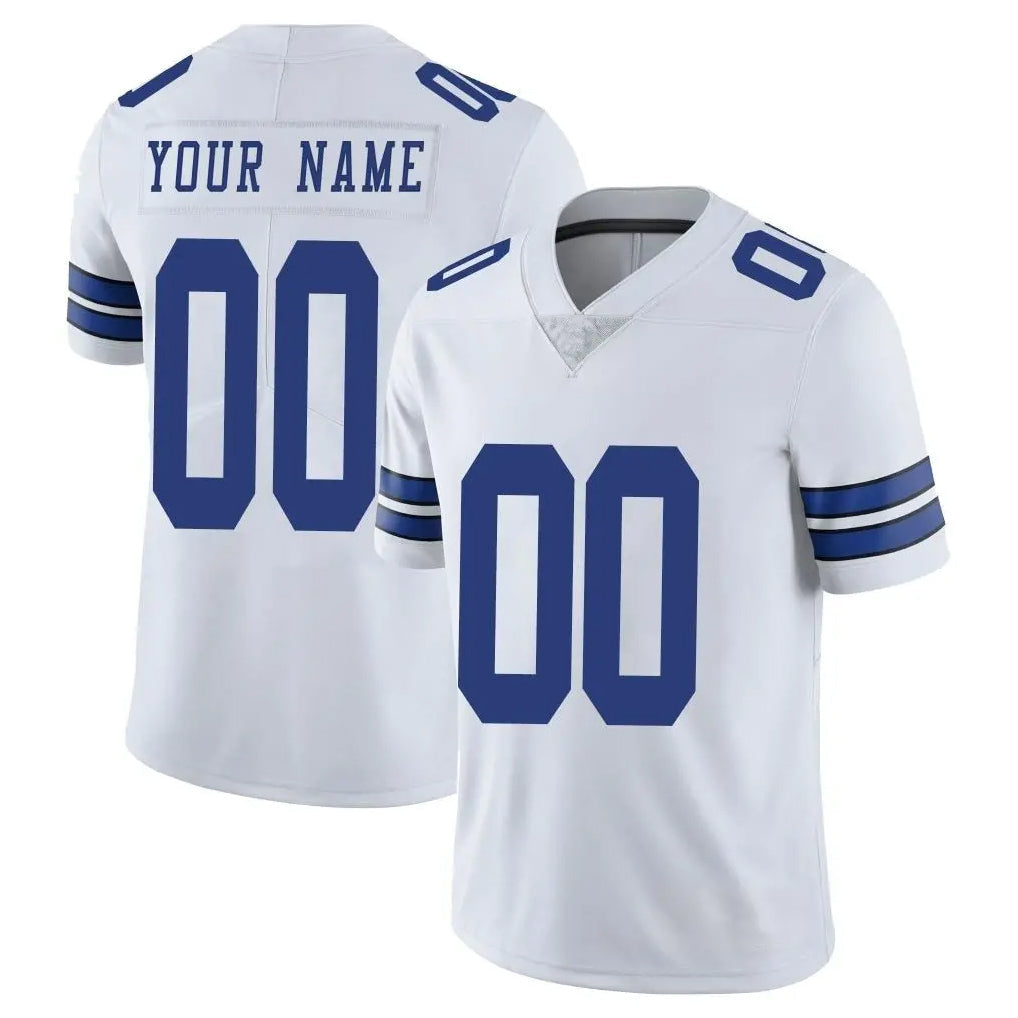 Kooe Custom D.Cowboys White Vapor Untouchable Limited Home Game Any Name & Numbers Stitched Jerseys