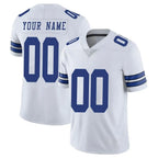 Kooe Custom D.Cowboys White Vapor Untouchable Limited Home Game Any Name & Numbers Stitched Jerseys