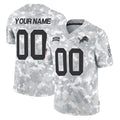 Kooe Custom D.Lions Arctic Camo Salute To Service Limited Any Name & Numbers Stitched Jerseys