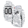 Kooe Custom D.Lions Arctic Camo Salute to Service Hoodies Limited Game Any Name & Numbers Stitched Jerseys