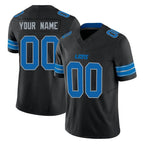 Kooe Custom D.Lions Black Alternate Vapor F.U.S.E. Limited Home Game Any Name & Numbers Stitched Jerseys