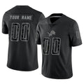 Kooe Custom D.Lions Black RFLCTV Limited Stitched Jerseys