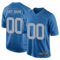 Kooe Custom D.Lions Blue Replica Game Alternate Stitched Jerseys