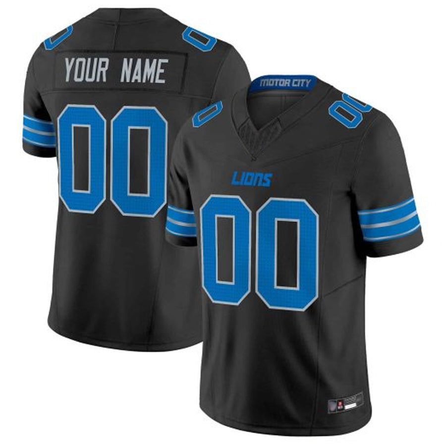 Kooe Custom D.Lions Blue Vapor F.U.S.E. Limited Elite Stitched Jerseys