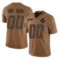 Kooe Custom D.Lions Brown Salute To Service Limited Any Name & Numbers Stitched Jerseys
