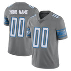 Kooe Custom D.Lions Gray Vapor Untouchable Limited Home Game Any Name & Numbers Stitched Jerseys