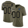 Kooe Custom D.Lions Olive 2025 Salute To Service Limited Home Game Any Name & Numbers Stitched Jerseys