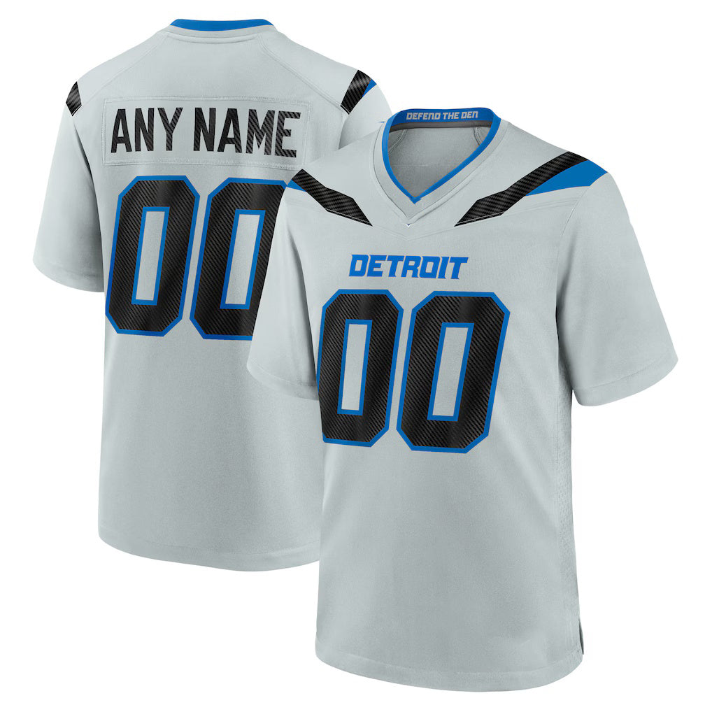 Kooe Custom D.Lions Silver 2026 Rivalries Collection Game Jersey